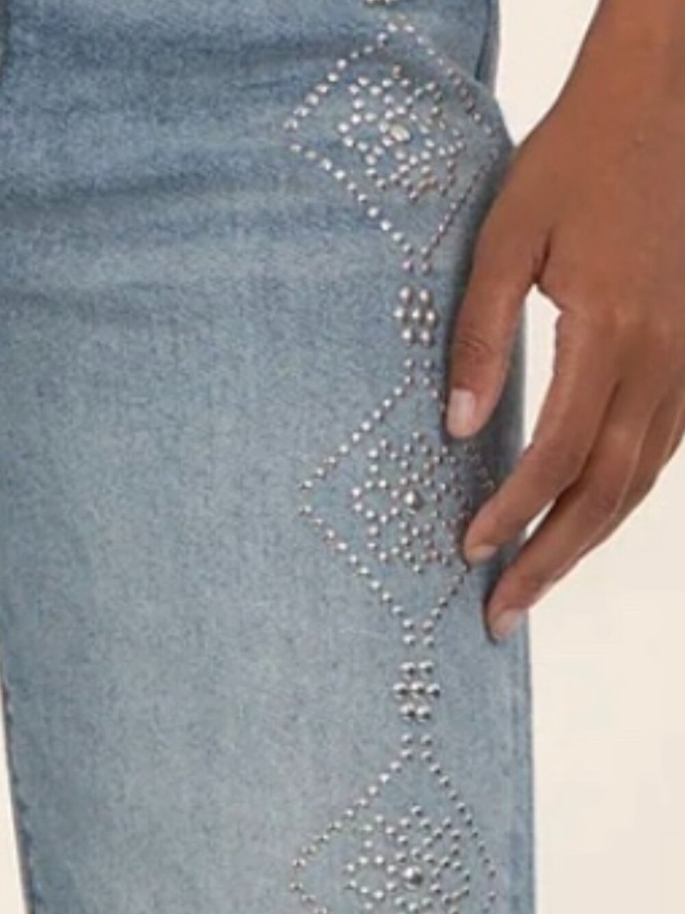 NWT Kut From The Kloth Fay Studded Ankle Straight Jeans 4 - Picture 3 of 12
